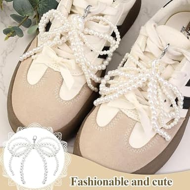 72 Pcs Sneaker Charms, Shoelace Charms For Sneakers, Pearl Rhinestone Brooches And Pins For Women, Shoe Jewelry Charms For Socks Laces Sneakers , Safety Pins Buttons For Sock Clothes Decor Accessories - Image 8