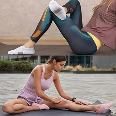 Toes Home No Show Socks Womens Cushioned Low Cut Athletic Hidden Liner Socks for Sneakers Footies Ankle Sports Invisible Running Socks 6 Pairs Size 6-9 - Image 5