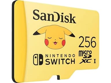 SanDisk 256GB Pokémon Pikachu microSDXC Card Licensed for Nintendo-Switch - Made for Nintendo-Switch 1, OLED, and Lite - SDSQXAO-256G-GN6ZK - Image 4