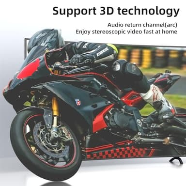 looyotul 4k Hdmi Cable 40ft Ultra High Speed HDMI 2.0 Cable 4K@60Hz 18gbps Gold Plated Connector 3D ARC Ethernet HDMI Cord for HDTV Monitor Laptop Roku TV Xbox PS4/PS5(Silvery) ﻿ - Image 6