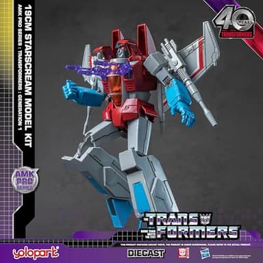 YOLOPARK Transformers Toys G1 Starscream with Upgraded Weaponry,7.48 Inch Highly Articulated Transformers Action Figures for Ages 15 and Up,No Converting Starscream Transformer Toys - Image 4