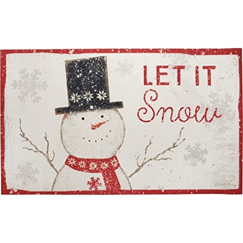 Primitives by Kathy Decorative Rug - Let It Snow - Image 1