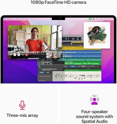 2022 Apple MacBook Air with Apple M2 Chip (13-inch, 24GB RAM, 512GB SSD Storage) (QWERTY English) Silver (Renewed) - Image 4