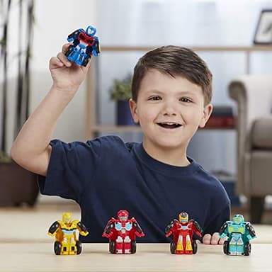 Transformers Playskool Heroes Rescue Bots Academy Mini Bot Racers Converting Robot Toy 5-Pack, 2-Inch Collectible Toy Cars (Amazon Exclusive) - Image 10