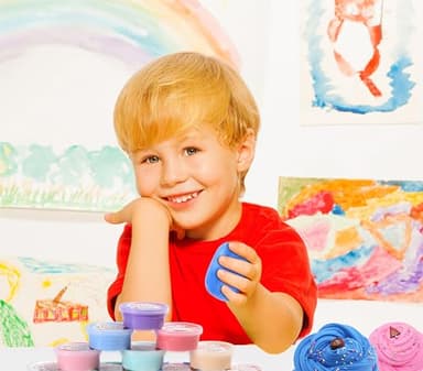 Butter Slime Kit 11 Pack Party Favors for Kids, Colorful Stress Relief Toy for Girls Boys, Easter Filling Stuffers, Christmas Stocking Stuffers - Image 2