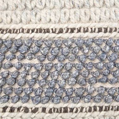 SIMPLIHOME Grady Boho Square Pouf in Blue, Natural Handloom Woven for the Living Room, Bedroom and Kids Room - Image 11