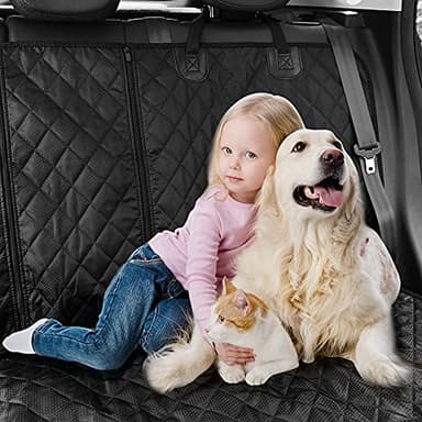 ANOSOSPECIAL Dog Car Seat Cover for Back Seat Cover,Non Stick Fur Rear Seat Protector for Pet,Nonslip Waterproof Durable Universal Fit Interior Backseat Covers for Auto Van SUV - Image 7