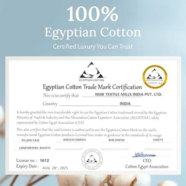 California Design Den Certified 100% Egyptian Cotton Sheets King Size Set with Deep Pockets, Soft Sateen Weave, Luxury King Size Sheets Set, Wrinkle-Resistant, Cool & Durable Bedding - White - Image 2