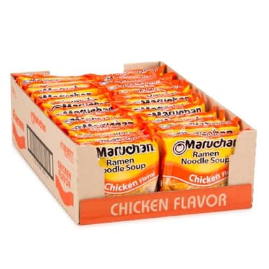 Maruchan Ramen Chicken, Instant Ramen Noodles, Ready to Eat Meals, 3 Oz, 24 Count - Image 1