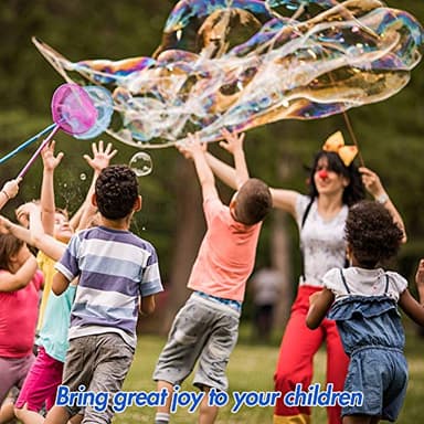 Lulu Home Concentrated Bubble Solution, 1 L/ 33.8 OZ Refill for Bubble Machines, Giant Wands, and Blowers - Up to 2.5 Gallons for Kids' Birthday Parties - Image 5