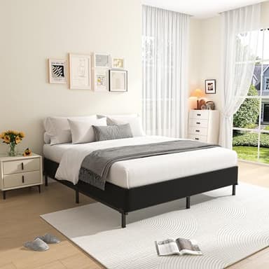 MAF Box Springs King Size 10 Inch, High Profile King Box Spring 3500 lbs Black Heavy Duty Metal Mattress Foundation with Easy Clean Fabric Cover, Easy Assembly - Image 3