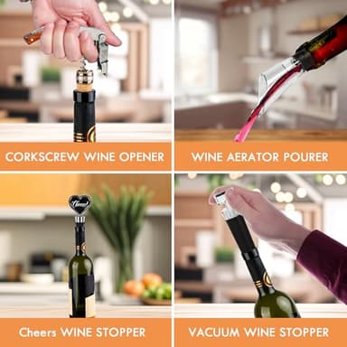House Warming Gift New Home, Housewarming Gifts for New House for Couple, New Home Gifts for Home, New Home New Adventure New Memories Insulated Wine Cooler Tote Bag with Tumblers and Accessories - Image 5