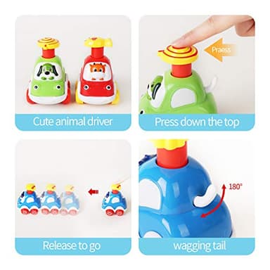 ALASOU Animal Car Toys for 1 2 Year Old Boy|Baby Toys 12-18 Months|1 2 Year Old Boy Birthday Gifts for Infant Kids|Cars for Toddlers 1-3 - Image 7