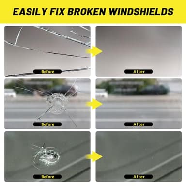 LOMEEN Windshield Repair Kit, 2025 New Package Windshield Crack Repair Kit with Enhanced Injection Head., Long-Lasting for Windshields, Windows, Mirrors, All Crack Types -2 Pack - Image 2