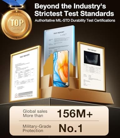 UltraGlass Unbreak TOP 9H+ Glass for Samsung Galaxy S25 Screen Protector [Military Grade Shatterproof & Longest Durable] Screen Protector S25 Tempered Glass, 2 Pack - Image 2