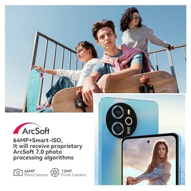 Blackview Shark8 Unlocked Phones, 16GB+256GB/SD 2TB Android Phones, MTK G99, 120Hz 6.78" FHD+, 33W Fast Charge 5000mAh, Android 13 Mobile Phone, 64MP Camera, NFC/Fingerprint/198g, T-Mobile Cellphone - Image 5