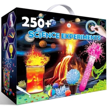 UNGLINGA 250+ Science Experiments Kits for Kids, Boys Girls Toys Birthday Gifts Ideas, Chemistry Set, S.T.E.M Activities Educational Project, Volcano Scientist Kit - Image 1
