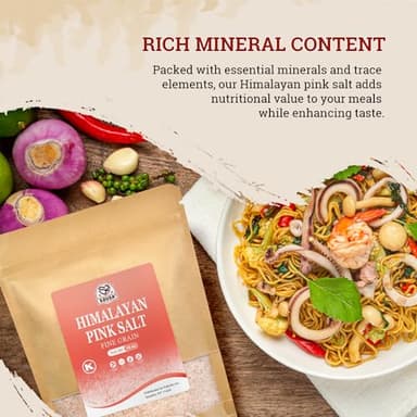 52USA Himalayan Pink Salt, Fine Grain 1 lb, Pink Himalayan Sea Salt, Salt for Grinder Refill, Kosher - Image 6