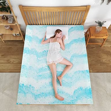 3 Inch Gel Memory Foam Mattress Topper King, CertiPUR-US Certified - Image 5