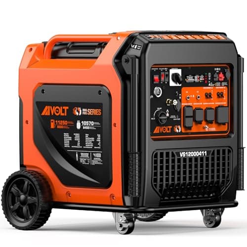 AIVOLT 11250 Wattages Dual Fuel Portable Inverter Generator Super Quiet Gas Propane Powered Remote/Electric Start Outdoor Generator ATS Ready for Home Back Up Food Truck, 50 State Approved - Image 1