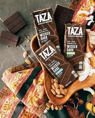 Taza Chocolate, 95% Wicked Dark Amaze Bar, 2.5 oz bars, case of 10 - Image 8