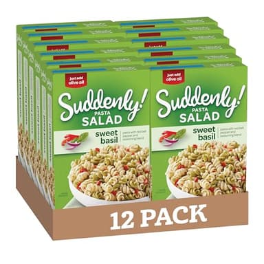 Suddenly Salad Sweet Basil Pasta Salad - 7.7 Oz 12 Pack - Image 1