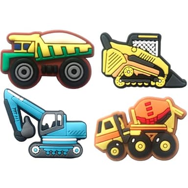 Mowzury Car & Truck Shoe Charms for Boys, 24 PCS Vehicle Shoe Decoration Pins for Clog, Cute Shoe Accessories for Kids Party Favor Gifts - Image 6