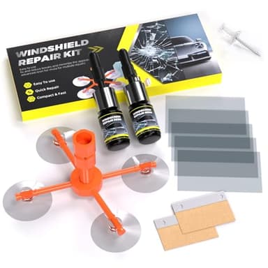 LOMEEN Windshield Repair Kit, 2025 New Package Windshield Crack Repair Kit with Enhanced Injection Head., Long-Lasting for Windshields, Windows, Mirrors, All Crack Types -2 Pack - Image 1