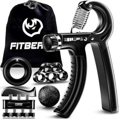 FitBeast Grip Strengthener Forearm Strengthener Hand Grips Strengthener Kit - 5 Pack Adjustable Resistance - Image 1