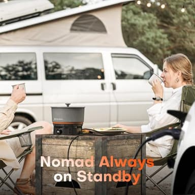Stoke Voltaics Nomad Cooking System with Bag, Electric Camping Stove 200-1000W with Pan & Pot, 120V Portable Outdoor Cooking Gear Set, Windproof Cookware for RV, EV, Overland, Vanlife, Car Camping - Image 6