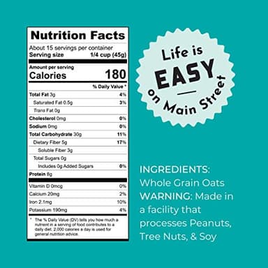 Bakery On Main Steel Cut Oats - Gluten Free, Non-GMO Project Verified, Purity Protocol, Kosher, Resealable Bag, 24oz (Pack of 4) - Image 3