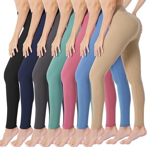 VALANDY Creamlush High Waisted Leggings for Women Buttery Soft Stretchy Tummy Control Workout Yoga Running Pants (S-3XL) - Image 1