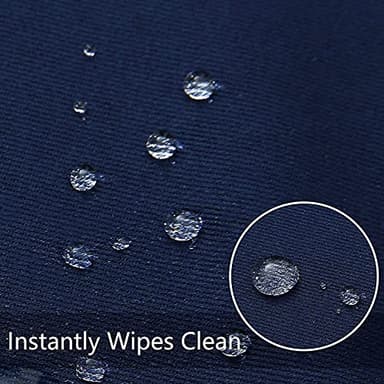 Obstal Rectangle Table Cloth, Oil-Proof Spill-Proof and Water Resistance Microfiber Tablecloth, Decorative Fabric Table Cover for Outdoor and Indoor Use (Navy Blue, 60 x 84 Inch) - Image 2