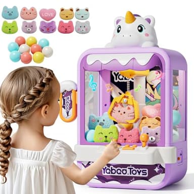 Claw Machine for Kids Girl Boys with Sound, Vending Machines Toys for Girls 3 4 5 6 7 8, Unicorns Toys for Girls Age 4-6, Ideas Birthday Gifts for Girl 3 4 5 6 Year Old - Image 1