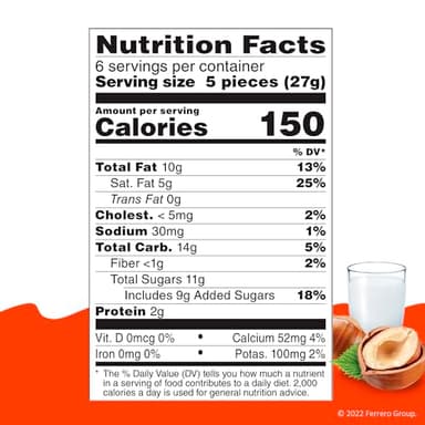 Kinder Bueno Mini, Milk Chocolate and Hazelnut Cream, Individually Wrapped Chocolate Bars, Share Size, 5.7 oz - Image 7