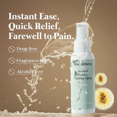 Glamommy Postpartum Recovery Essentials Kit for Women, Labor & Delivery Postpartum Care, Peri Bottle, Cooling Spray, Disposable Postpartum Underwears, Postpartum Pads, Hot&Cold Packs, Soothing Liners - Image 4