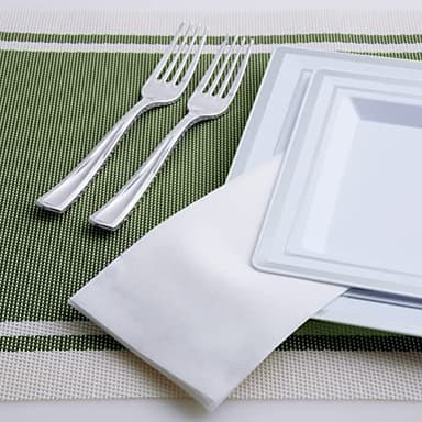 420PACK Disposable Hand Towels for Bathroom, Soft and Absorbent Paper Guest Towels Disposable Decorative Bathroom Hand Napkins for Kitchen, Parties, Weddings, Dinners - Image 3