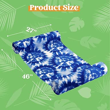 Sloosh 3 Pack 4-in-1 Inflatable Pool Floats Hammock, Water Hammock Lounges, Multi-Purpose Swimming Pool Accessories (Saddle, Lounge Chair, Drifter) for Pool, Lake, Outdoor, Beach (Green/Blue/Orange) - Image 6