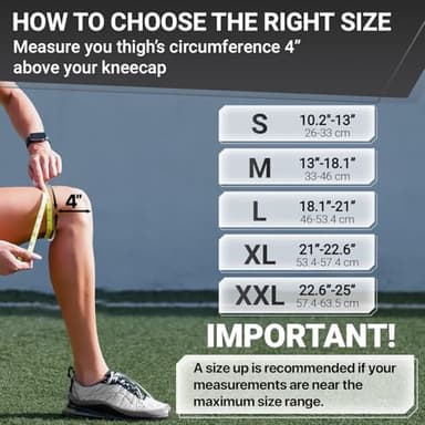 DR. BRACE ELITE Knee Brace with Side Stabilizers & Patella Gel Pads for Maximum Knee Pain Support and fast recovery for men and women-Please Check How To Size Video (Mercury, Medium) - Image 2