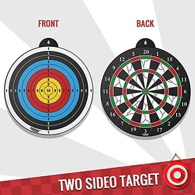 Magnetic Dart Board - 12pcs Magnetic Darts - Excellent Indoor Game and Party Games - Gifts for 5 6 7 8 9 10 11 12 Year Old Boy Kids - Image 4