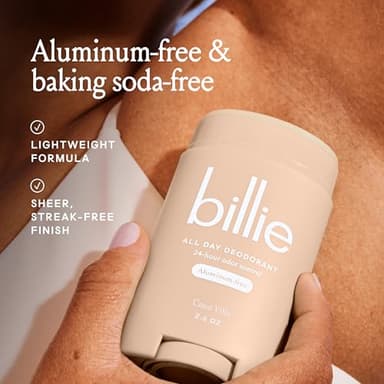 Billie All Day Deodorant, 24-hour Odor Protection, Aluminum-Free, Coco Villa, 2.6oz - Image 3