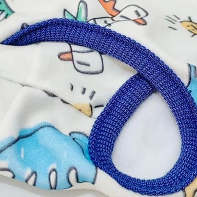 Dino Puppy Pajamas Dog Jumpsuit Dog Clothes, Cotton Pet Pajamas for Small Dogs Cats Kitten Soft Material Small Dogs Dog Onesie Dog Sweater Puppy Pjs Chihuahua Yorkie Onesie (Dino Pajamas, Medium) - Image 8