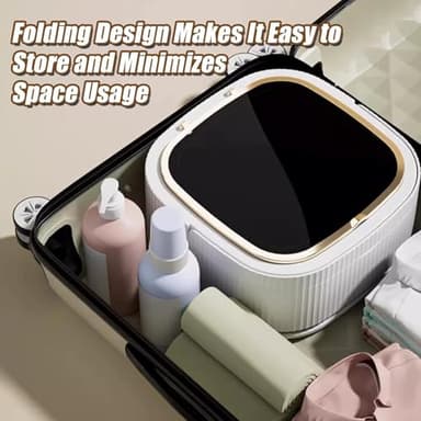 Portable Washing Machine, 11.5L Capacity Laundry Mini Washing Machine with 3 Wash Mode, Portable Washer Machine with Compact Design for Apartments, Travel, Dorms & Small Spaces - Image 7