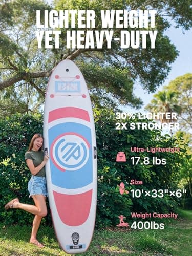 Niphean（Ultra-Light）Inflatable Paddle Board with (Beginner Friendly) StabilTrac Fin and Durable SUP Accessories, 10' Stand Up Paddle Boards for Adults & Youth, Versatile Yoga Paddle Board, Gift Ideas - Image 3