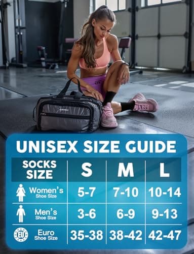 Bamboo Viscose Compression Running Crew Socks, Moisture Wicking Anti-Blister Hiking Athletic Cycling Gym Socks (US, Alpha, Small, Regular, Regular, Dusty Pink) - Image 2