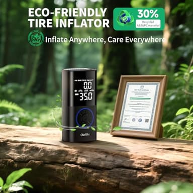 OlarHike Tire Inflator Portable Air Compressor, Smart Dual Hose System, 160PSI Auto Air Pump for Car Tires, Bike,Bicycle, Motorcycles,Electric Pump with LED Light & Digital Pressure Gauge - Image 8