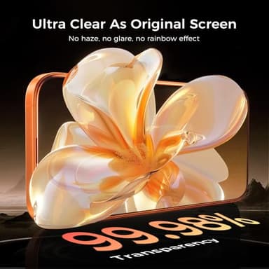 NeverBreak 9H+ Hardness for iPhone 17 Pro Max Screen Protector 12FT Military Grade Protection (Scratch, Shatter, Drop Resistance) Tempered Glass Full Edge Coverage 6.9", 2 Pack with De-Bubble Card - Image 7