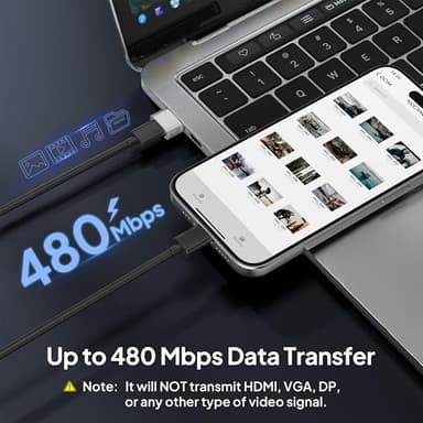 Basesailor for iPhone 17 Air 16 Pro Max Car Charger Adapter 3Pack,USB Male to USB Type C Female Cable Converter for New Apple 16e 15 14 Plus,iWatch 11 10,Airpods 4/Pro 3,iPad Mini 7,Samsung Galaxy S25 - Image 3