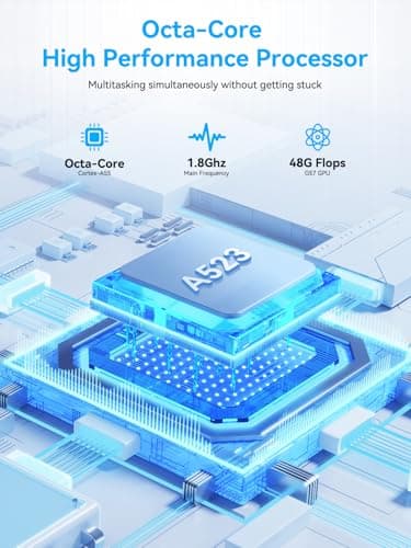 Tablet, Android Tablets with Octa-Core Processor, 10 inch Tablet with HD LCD Touch Screen, 8GB RAM 64GB ROM 1T Expand, Wi-Fi 6, BT 5.3, Dual Camera, Long Life Battery, Google Tablets 2024 - Image 4