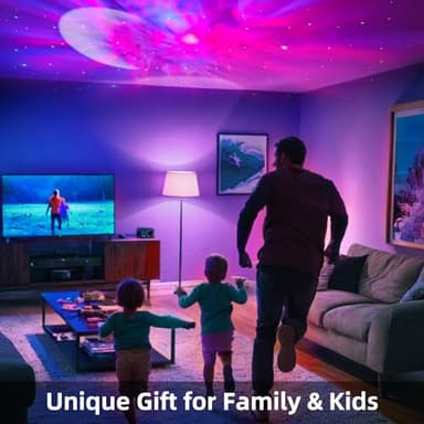 Astronaut Galaxy Projector-Star Projector,Bluetooth Speaker,White Noise, Star and Moon Galaxy Lights for Bedroom with Timer and Remote, Nebula Night Light 360° Adjustable, Starry Space Ceiling Lamp - Image 8